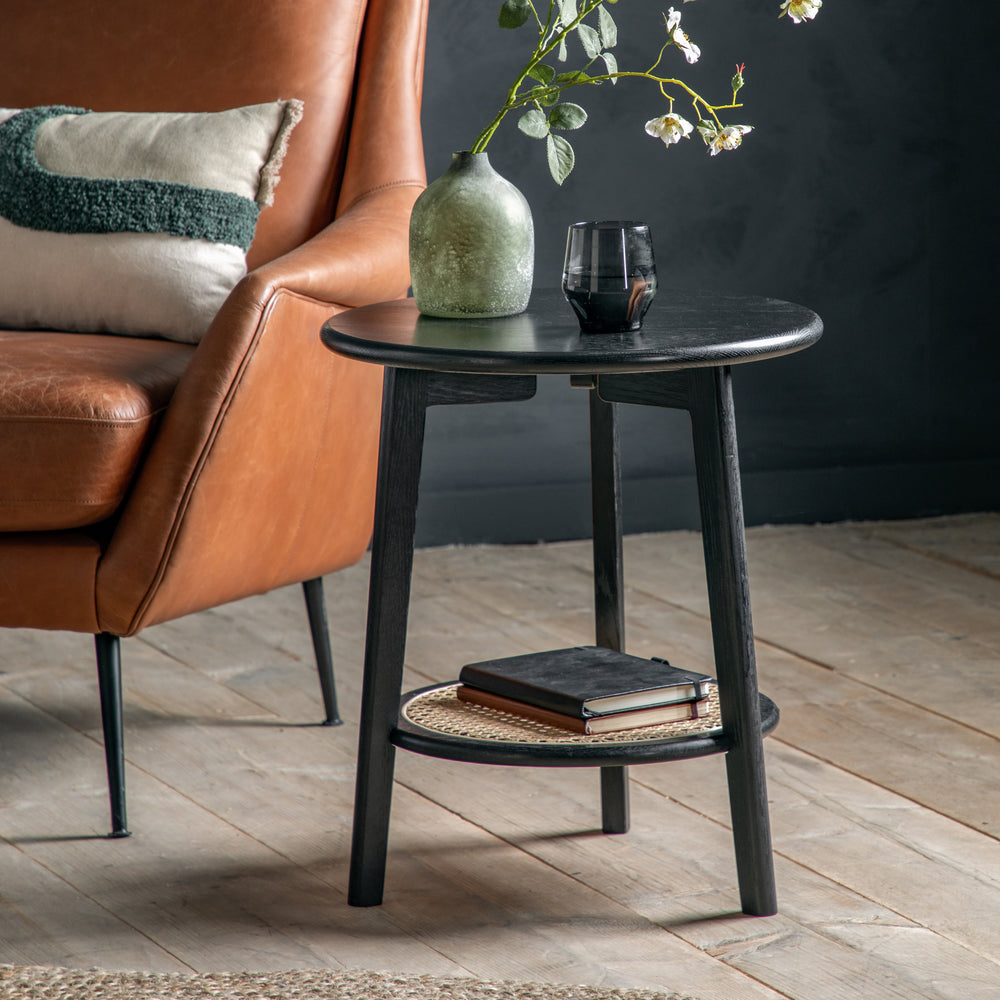 Ikigai Collection Rattan Round Side Table